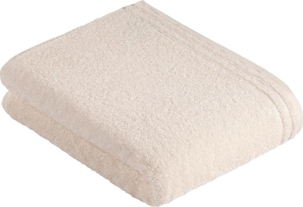 Vossen Badetuch Calypso Feeling, Walkfrottee (1-St), mit schmaler Bordüre aus 100% Baumwolle, Vegan, einfarbig