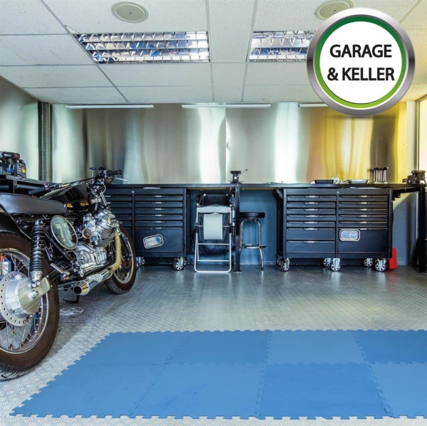 Bodenschutzmatten ( Anthrazit ) "Pool" 50x50cm ( 8 Stück ) Bild 7