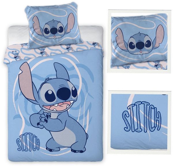 Lilo and Stitch Bettwäsche Babybettwäsche STITCH002 100x135 cm + 40x60 cm