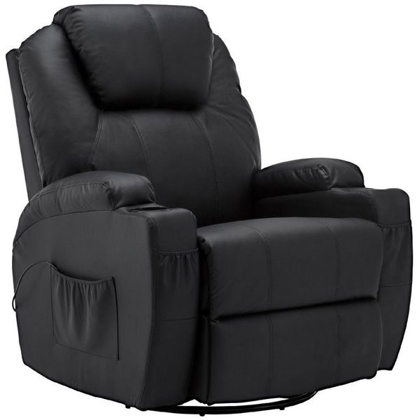 MCombo Relaxsessel MCombo manuell Massagesessel TV-Sessel Relaxsessel 7020, manuell, mit Heizung, 360° drehbar und schwenkbar, 100 × 92 × 109 cm