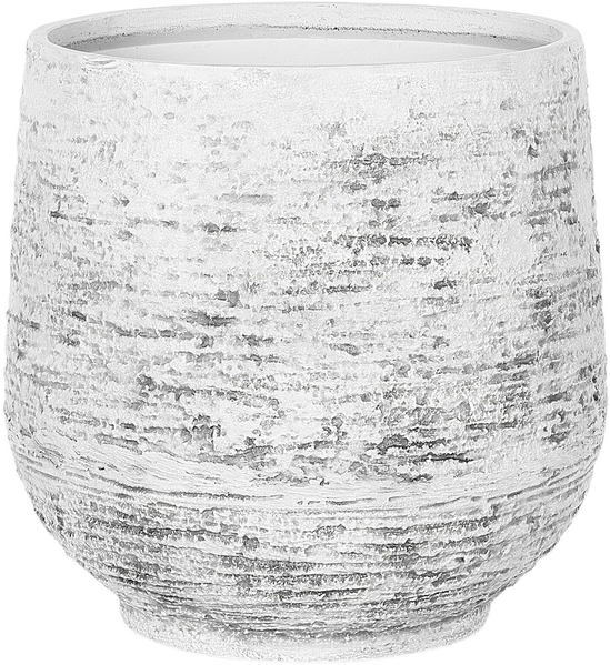 Blumenkübel DIONI Stein 32 cm Hellgrau