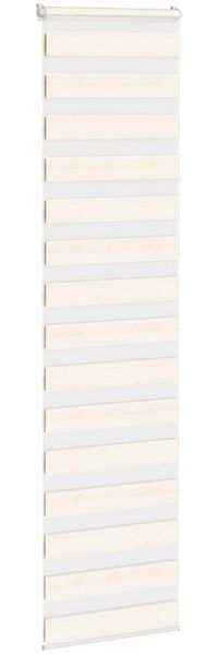 vidaXL Doppelrollo Marmorbeige 60x200 cm Stoffbreite 55,9 cm Polyester 4014669 Bild 3