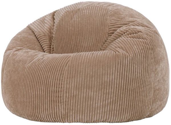 icon Sitzsack Sitzsack Erwachsene aus Cord flauschig „Kingston“, 85x50cm, Made in Germany, für Erwachsene & Kinder, mit Füllung