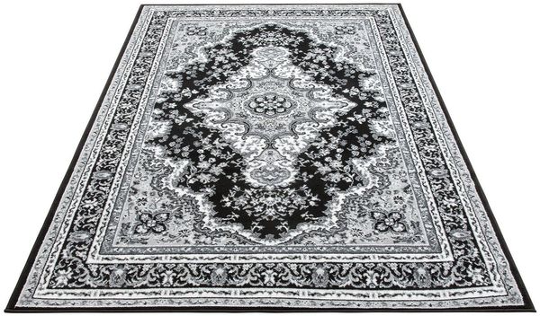 OTTO home Teppich Oriental, Made in Belgium, rechteckig, Höhe: 7 mm, Orient-Optik, mit Bordüre, Teppich, Kurzflor, Weich, Kundenliebling