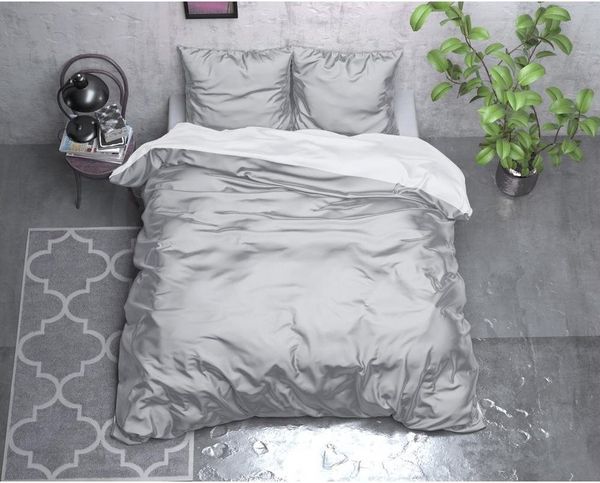 Sitheim-Europe Bettwäsche SLEEPTIME DOUBLE FACE BEAUTY -Bettbezug & Kissenbezüge, Seide, 2 teilig, Weich, geschmeidig und wärmeregulierend