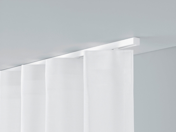 Deco-Raum® 'Square' Gardinenschiene, Aluminium, 450 cm, Weiß Bild 2