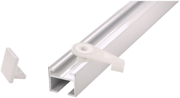 Deco-Raum® 'Square' Gardinenschiene, Aluminium, 450 cm, Weiß Bild 7