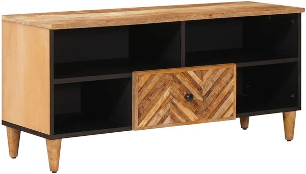 vidaXL Stauraumschränke Braun 100 x 33,5 x 46 cm Massivholz Mango 4018932