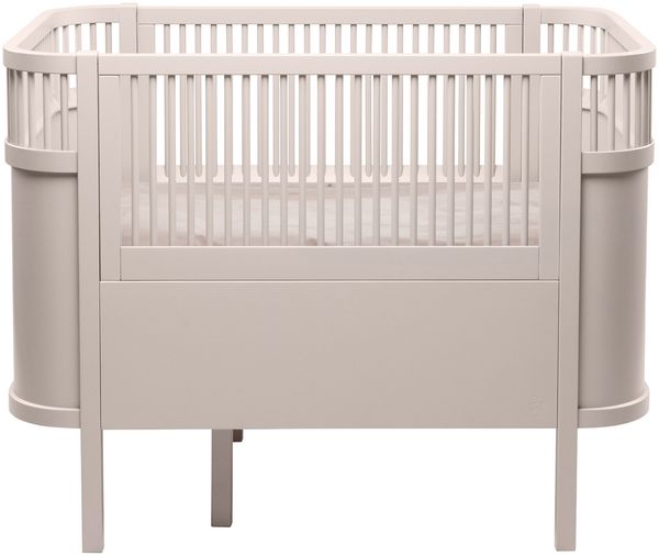 Sebra mitwachsendes Bett Birchbark Rose Braun sand