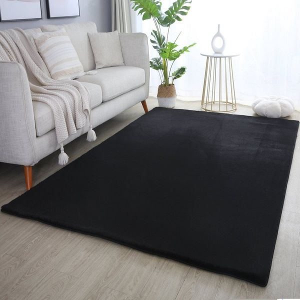 Teppium Teppich Unicolor - Einfarbig, Rechteckig, Höhe: 20 mm, Teppich Wohnzimmer Einfarbig Shaggy Modern Flauschiger Felloptik Weich