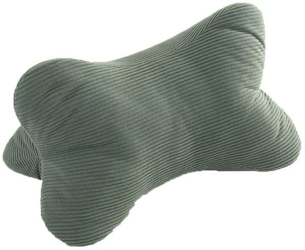 Agger Nackenkissen Leseknochen 50 x 30 x 30 cm, Cord,Leseknochen für Erwachsene, waschbar, Knochenkissen, Nackenrolle,Buch- und Tabletstütze