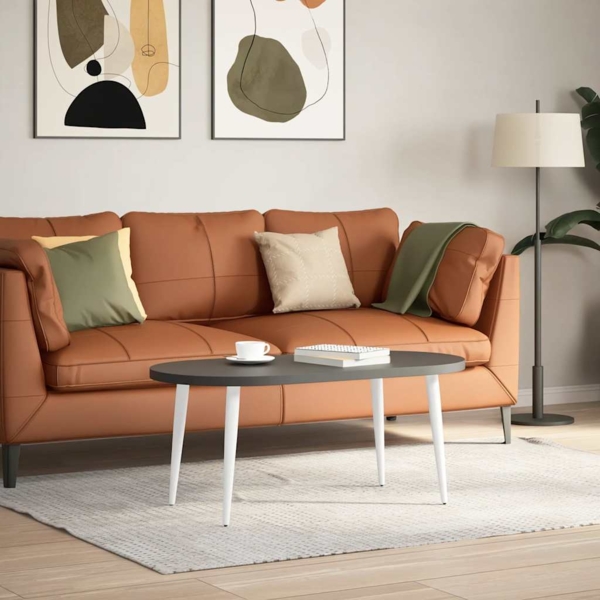 vidaXL Couchtischbeine Konische Form 4 Stk. Weiß 30-31 cm Stahl 4012509