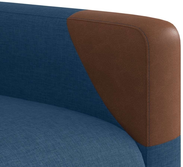 vidaXL Massagesessel mit Aufstehhilfe Blau Stoff 3324020 Bild 10