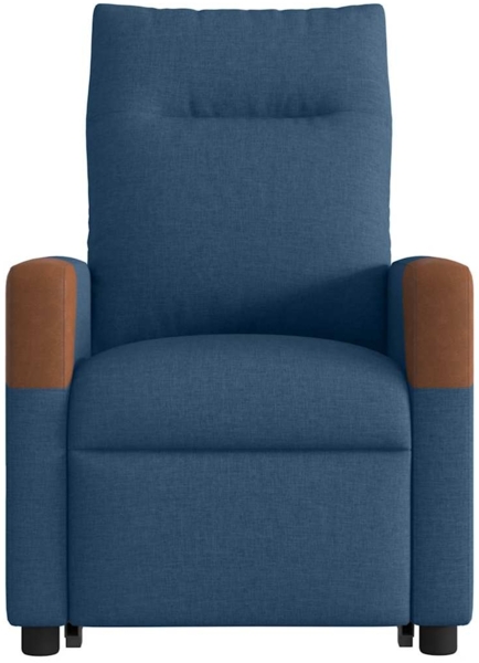 vidaXL Massagesessel mit Aufstehhilfe Blau Stoff 3324020 Bild 4