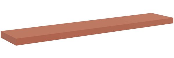 Wandregal, Hängeregal Wandmontiert Rot 120 x 23,5 x 4 cm Holzwerkstoff de6419