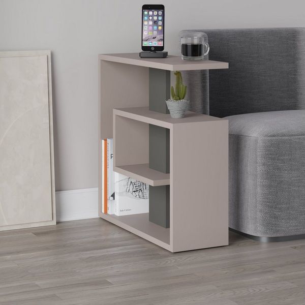 Decortie Beistelltisch Saly, Moderner Beistelltisch, 55 x 20 x 57 cm