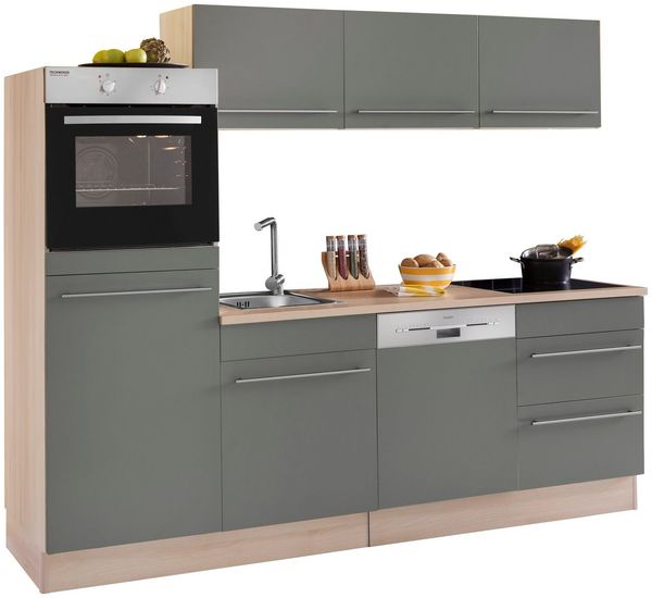 OPTIFIT Küche Bern, (Spar-Set), Breite 240 cm, mit E-Geräten, Stärke der Arbeitsplatte wählbar Bild 3