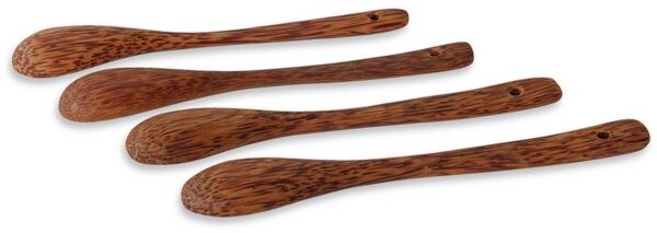 TATONKA® Besteck-Set Spoon Set (4 pcs) Löffel aus Kokosnussholz, Kokos