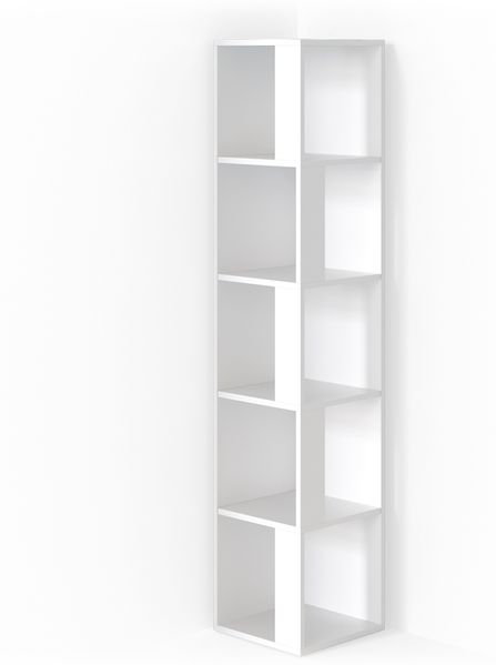 Eckregal Lio Weiß 33.3 x 162.2 cm Vicco