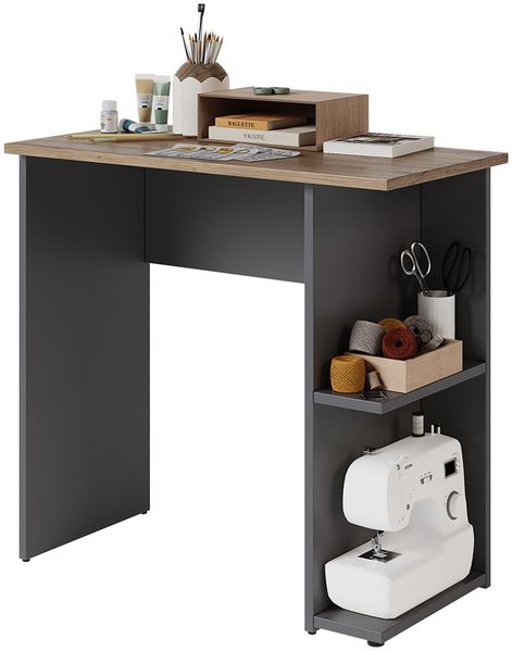 Schreibtisch Simple Anthrazit/Artisan 80 x 40 cm Vicco Bild 5