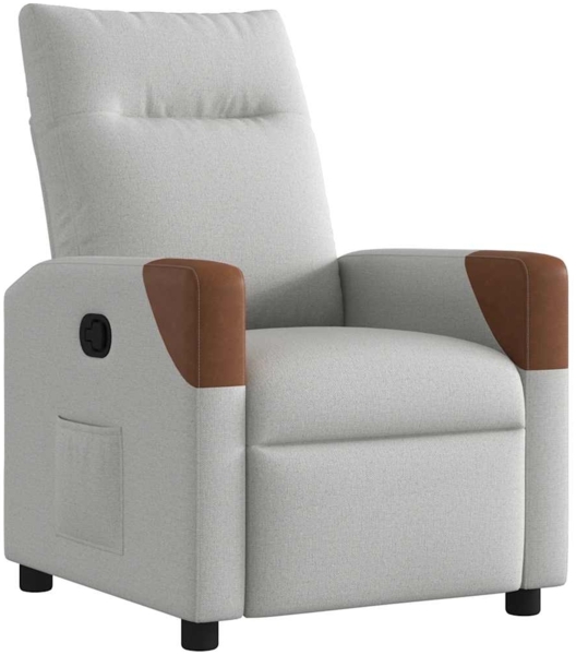 vidaXL Relaxsessel Wolkengrau Stoff 4104808