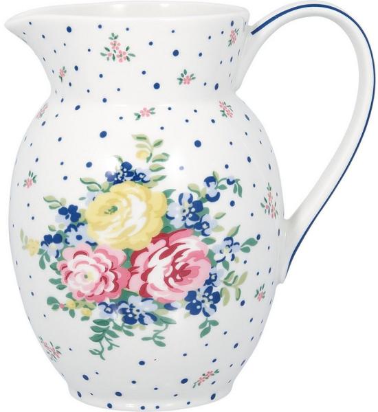 Greengate Kanne Laura Krug white 1,5 l