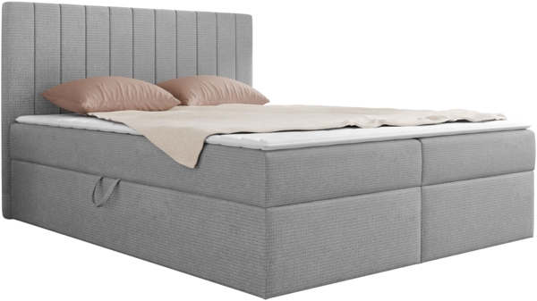 Boxspringbett Estnik (Farbe: Lima 14, Größe: 160 x 200)