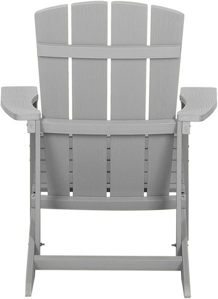 Gartenstuhl ADIRONDACK mit Fußstütze Hellgrau Bild 7