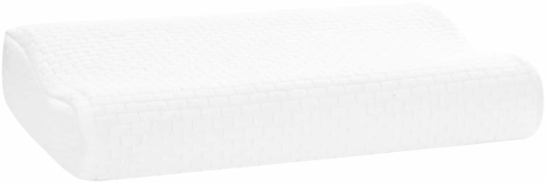 vidaXL Schlafkissen Uni Weiß 50 x 30 x 10,5 cm 42020208