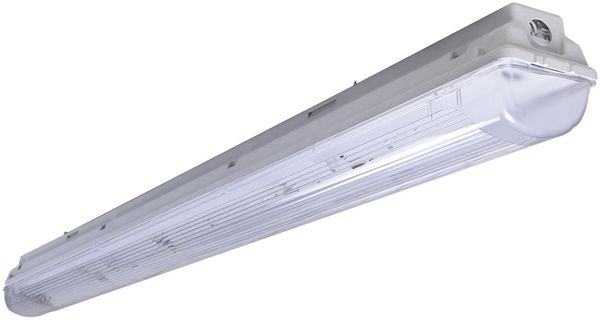 PRACHT LUNA-N-T5 Feuchtraumleuchte 1x28/54W mit Silikonschaumdichtung