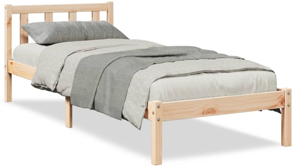 vidaXL Massivholzbett Extra Lang ohne Matratze 100x210 cm Kiefernholz 852432