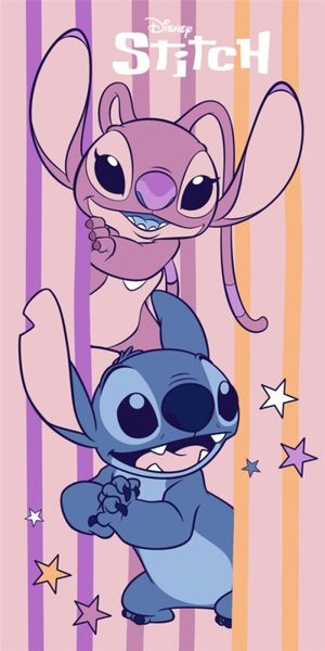 Disney Lilo & Stitch Strandtuch 70 × 140 cm leicht und schnelltrocknend