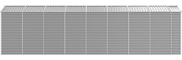 vidaXL Gartenhaus Hellgrau 191x725x198 cm Verzinkter Stahl 3188249 Bild 6