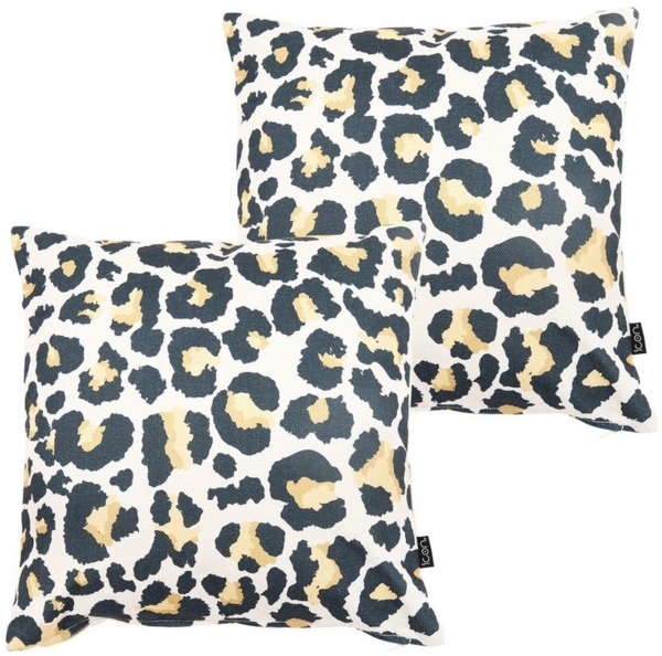 icon Dekokissen Dekokissen Outdoorkissen Wetterfest mit Füllung, 2er Set