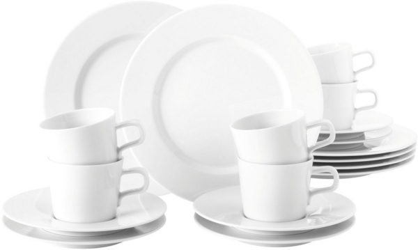 Seltmann Weiden No Limits Weiß Kaffeeservice 18-teilig