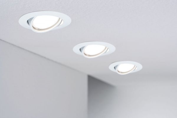 Paulmann No. 93400 LED Einbauleuchte Base rund 10x10W GU10 Weiß Bild 6
