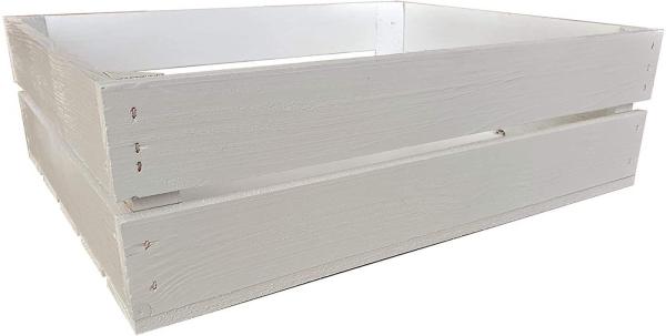 sunnypillow Holzkiste Holzkisten Obstkisten Apfelkisten in vielen Farben zur Auswahl, Einzelkiste 25x40x15cm