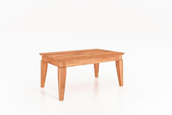 Couchtisch Sydo aus Kernbuche massiv 80x80x50 cm mit Holzbeinen