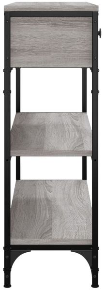 vidaXL Konsolentisch Grau Sonoma 72,5x25x75 cm Holzwerkstoff 834188 Bild 7
