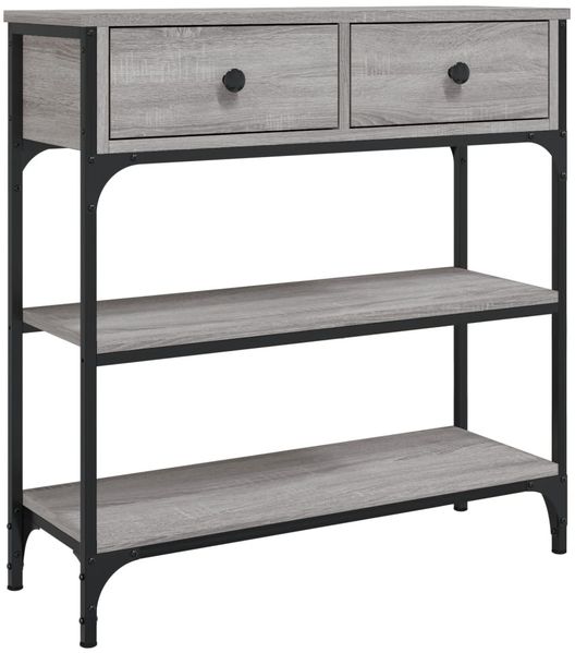 vidaXL Konsolentisch Grau Sonoma 72,5x25x75 cm Holzwerkstoff 834188 Bild 2