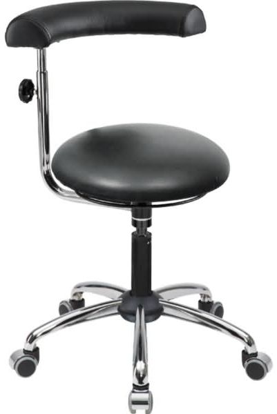 meychair Hocker 09700 A20-53-TR-Comfort-KL Rollen Arm schwarz