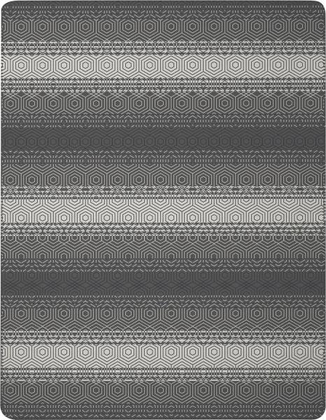 Biederlack Wohndecke Deep|150x200 cm| grey