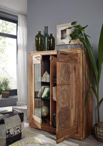 Highboard 103x135cm "Rio" Sheesham massiv Bild 2