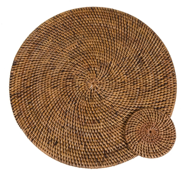 Der Colonial Untersetzer - Natur Braun - Naturbraun - 11x11x1cm Bild 4