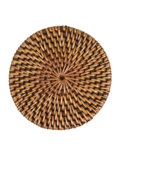 Der Colonial Untersetzer - Natur Braun - Naturbraun - 11x11x1cm Bild 1