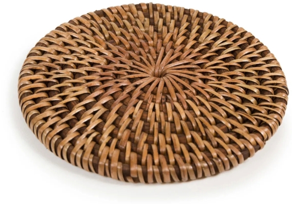 Der Colonial Untersetzer - Natur Braun - Naturbraun - 11x11x1cm Bild 3