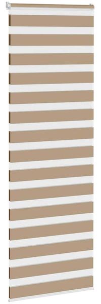 vidaXL Doppelrollo Sandbraun 75x200 cm Stoffbreite 70,9 cm Polyester 4014568 Bild 3