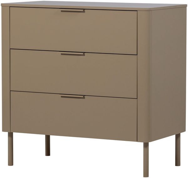 Kommode Gunnar aus FSC-Kiefernholz, modern zeitloses Design, braun, 94 x 52 x 93 cm