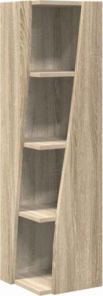 vidaXL Eckschrank Weiß 27,5 x 27 x 102 cm Holzwerkstoff 889847 Bild 1