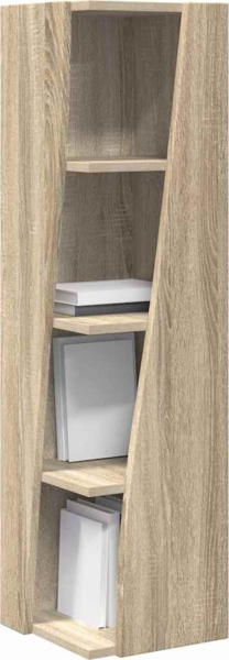 vidaXL Eckschrank Weiß 27,5 x 27 x 102 cm Holzwerkstoff 889847 Bild 2